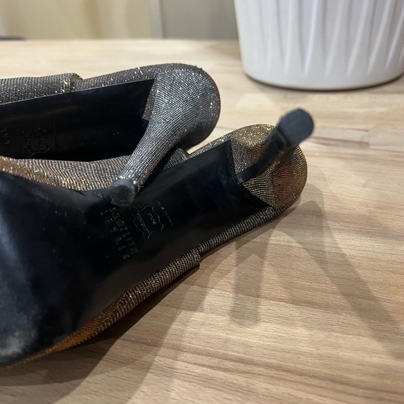 Stuart Weitzman Powershine Crystal Sparkle Colorshift Slingback Formal Heel 38.5 - Picture 6 of 8